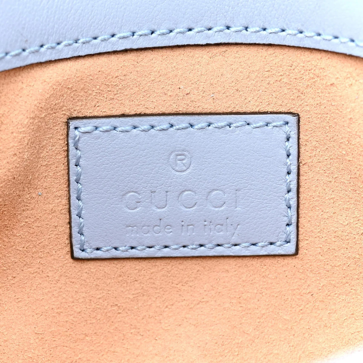 Gucci GG Marmont Chain Belt Bag – Blue