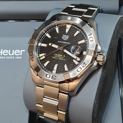 Tag Heuer Aquaracer Black Dial Watch for Men - WAY2010.BA0927
