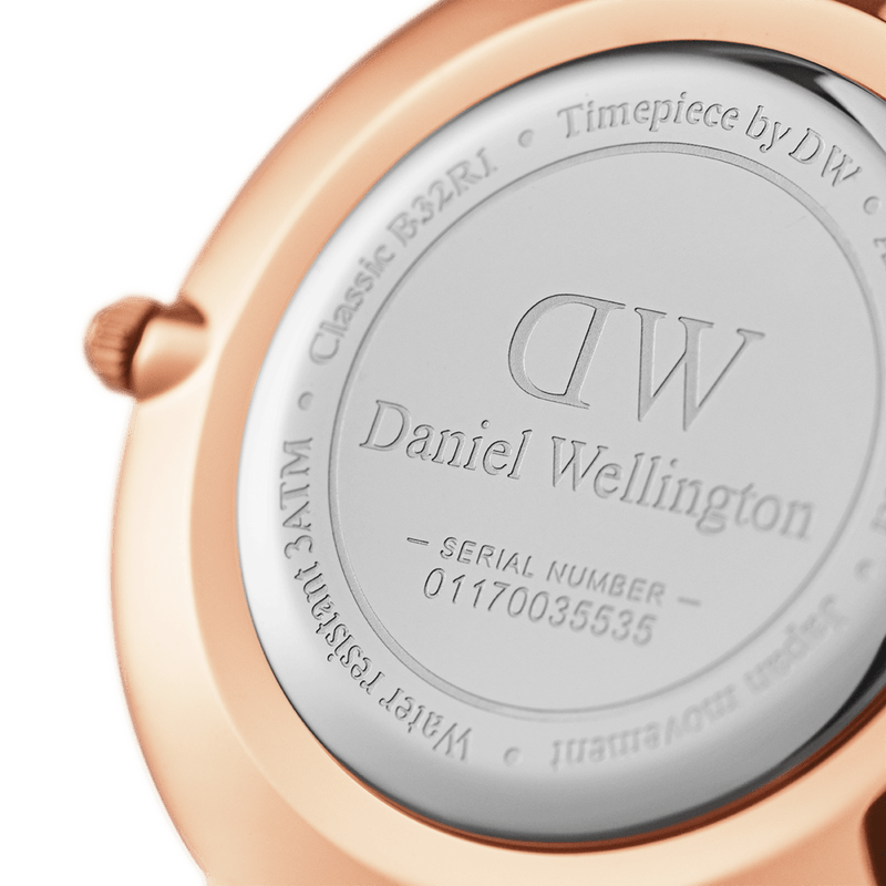 Daniel Wellington Roselyn 3A Petite White Dial Red NATO Strap Watch For Women - DW00100293