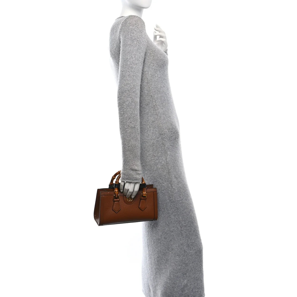 Gucci Diana Mini Tote Bag - Brown