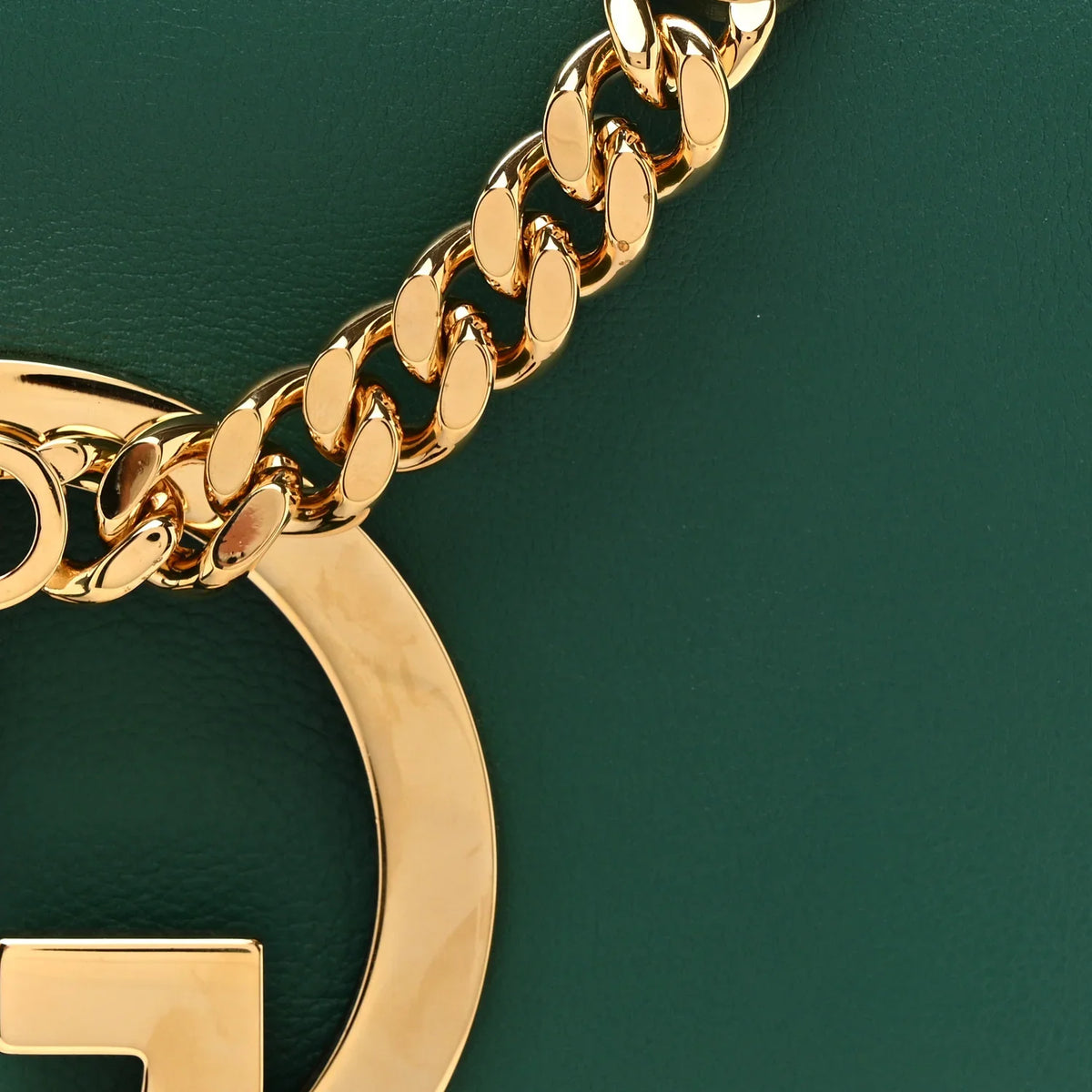 Gucci Blondie Shoulder Chain Bag – Green