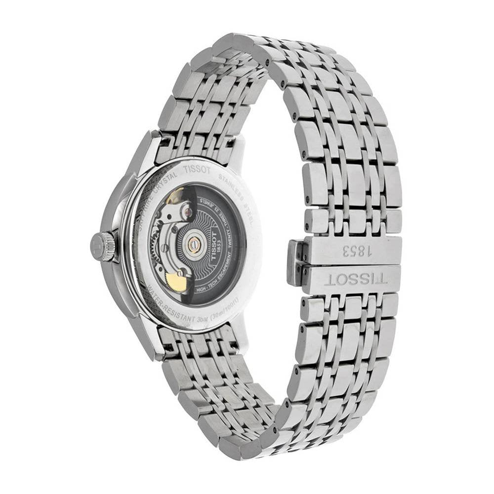 Tissot Carson Powermatic 80 Silver Dial Silver Steel Strap Watch For Men - T085.407.11.011.00