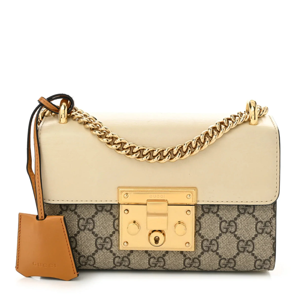 Gucci Padlock Shoulder Bag – Beige