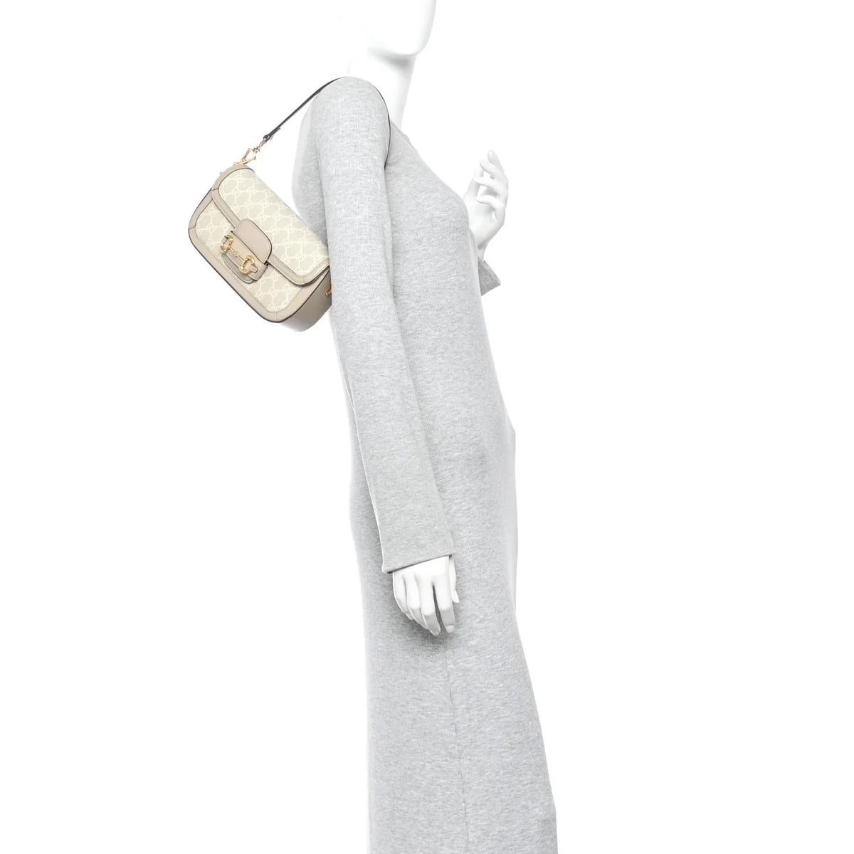 Gucci Horsebit 1955 Mini Bag – Beige
