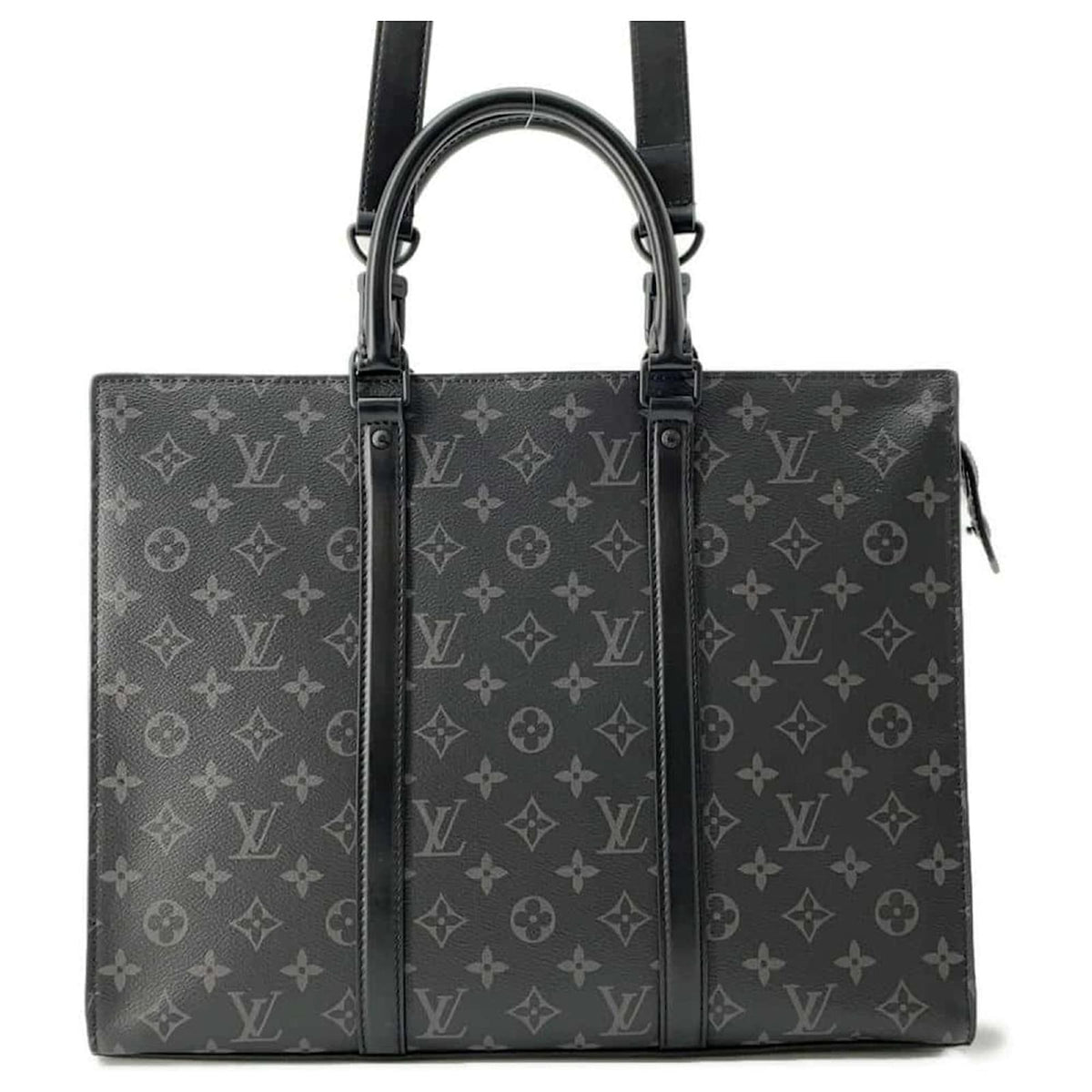 Louis Vuitton Monogram Eclipse Weekend Tote Bag - Black