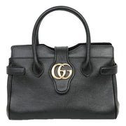 Gucci Small Top Handle with Double G Bag – Black