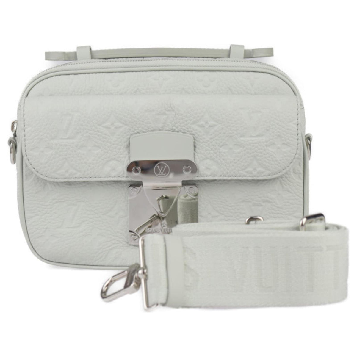 Louis Vuitton S Lock Messenger Shoulder Bag - Mineral Gray