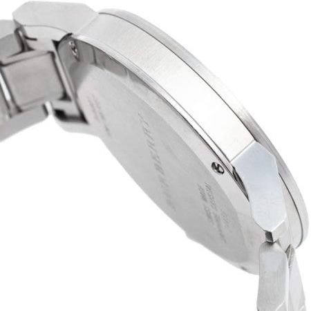 Burberry The City Black Dial Silver Steel Strap Watch for Men - BU9901