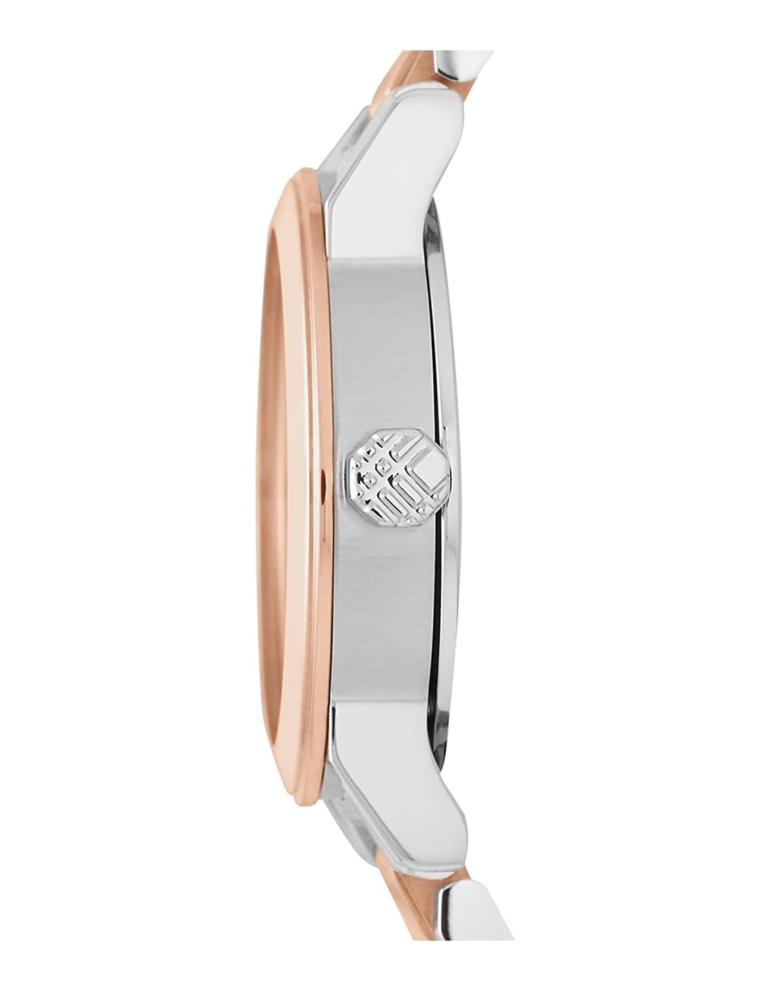 Burberry The City Silver Dial Two Tone Steel Strap Watch for Women - BU9214