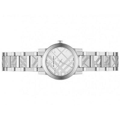 Burberry The City Silver Dial Silver Steel Strap Watch for Women - BU9233