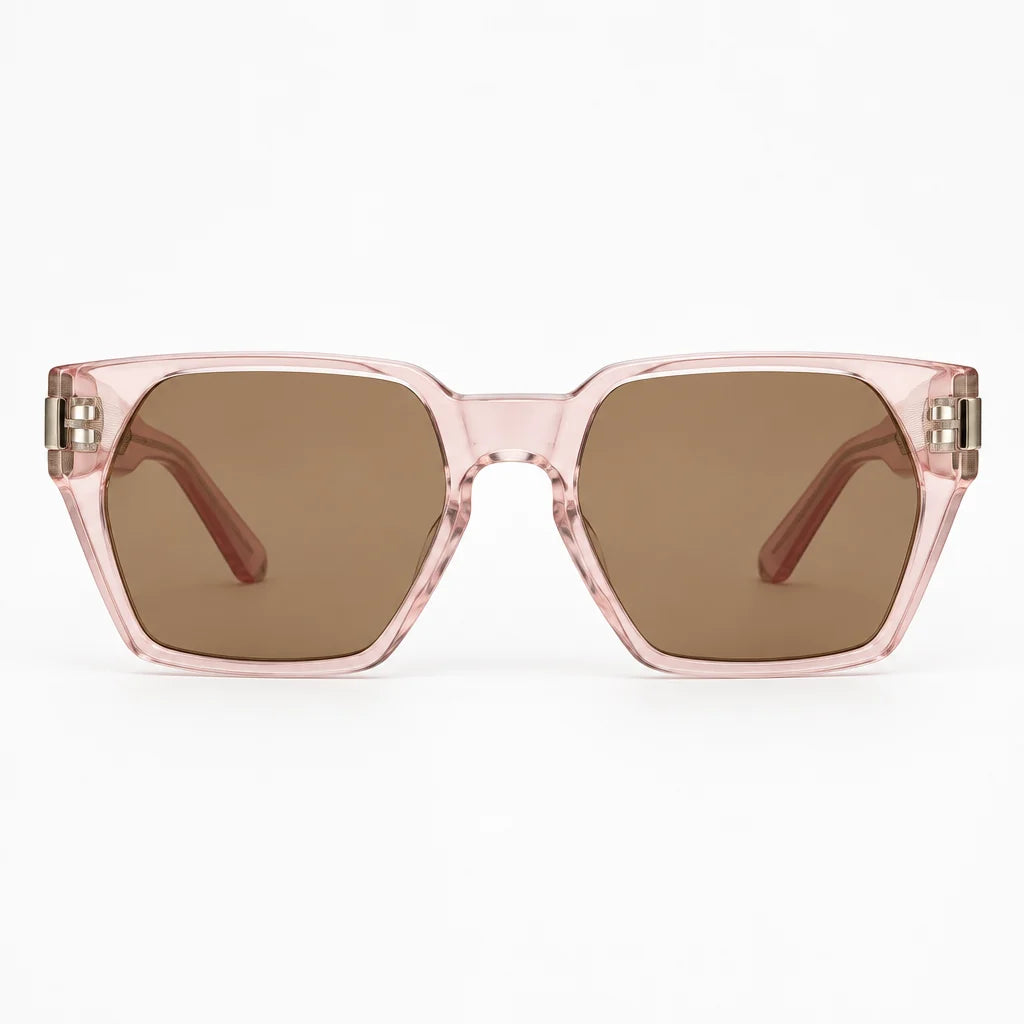 Saint Laurent Men SL 894 Square Transparent Pink Sunglasses