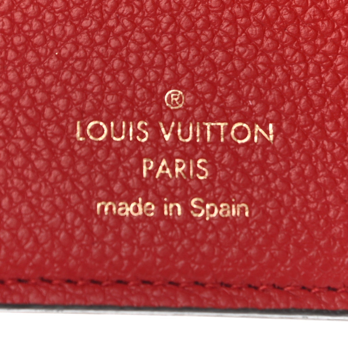 Louis Vuitton Compact Wallet Pallas - Red & Brown