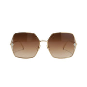 Louis Vuitton Women Square Frame Desert Brown Sunglasses