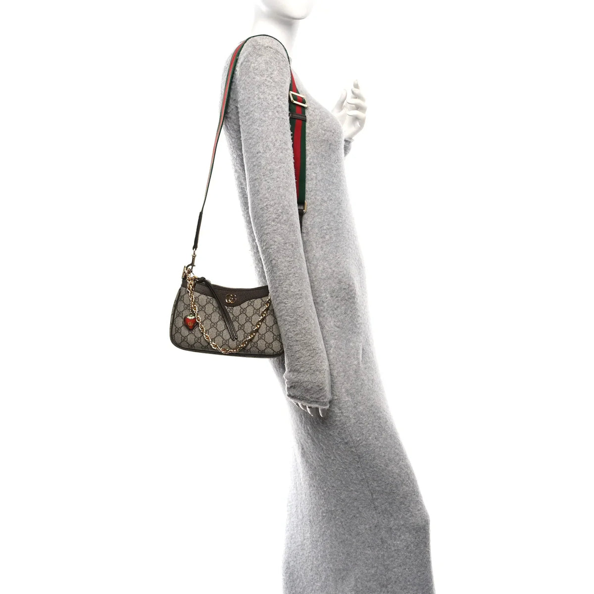 Gucci Ophidia Small Chain Bag - Beige