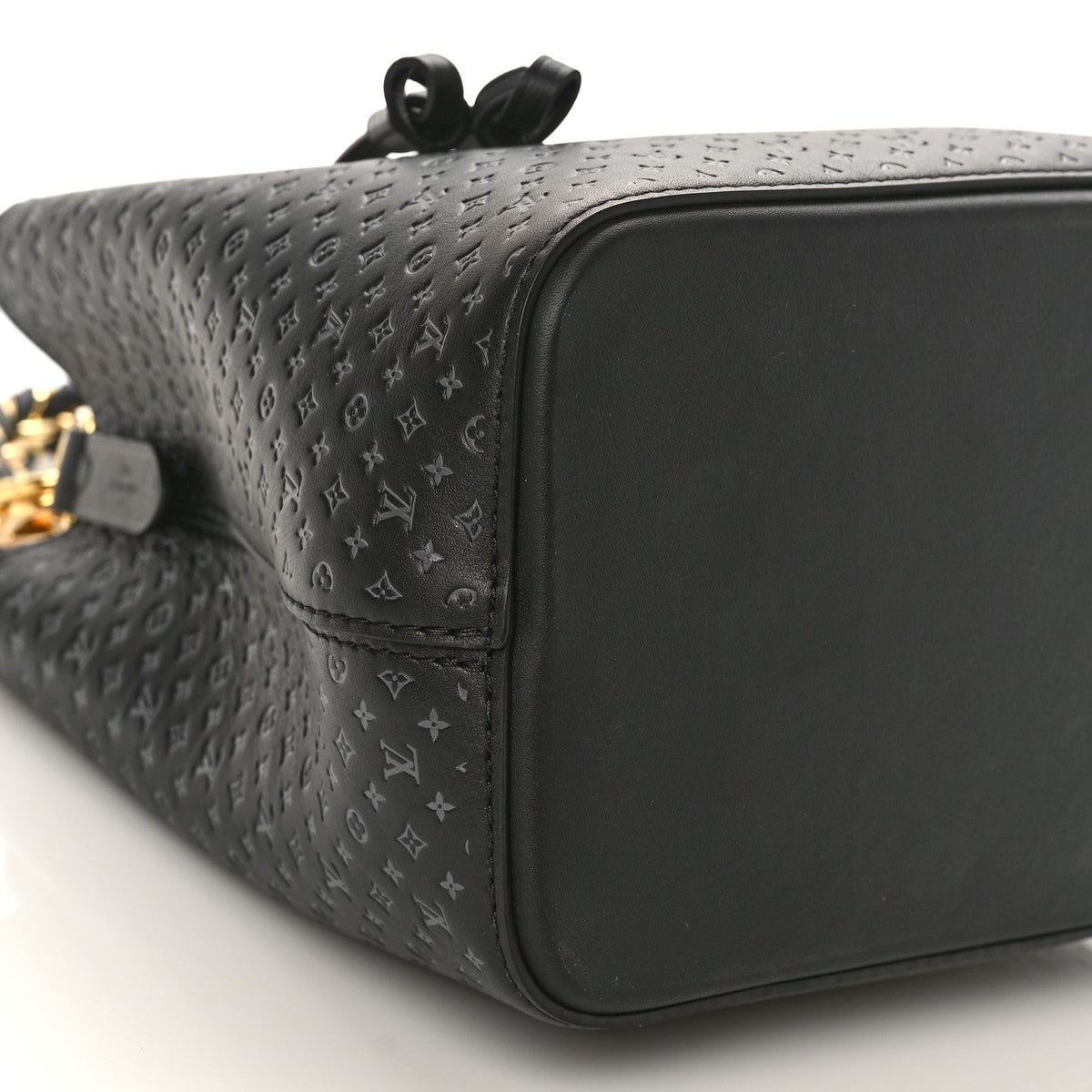 Louis Vuitton Nanogram Embossed Neonoe BB Shoulder Bag - Black