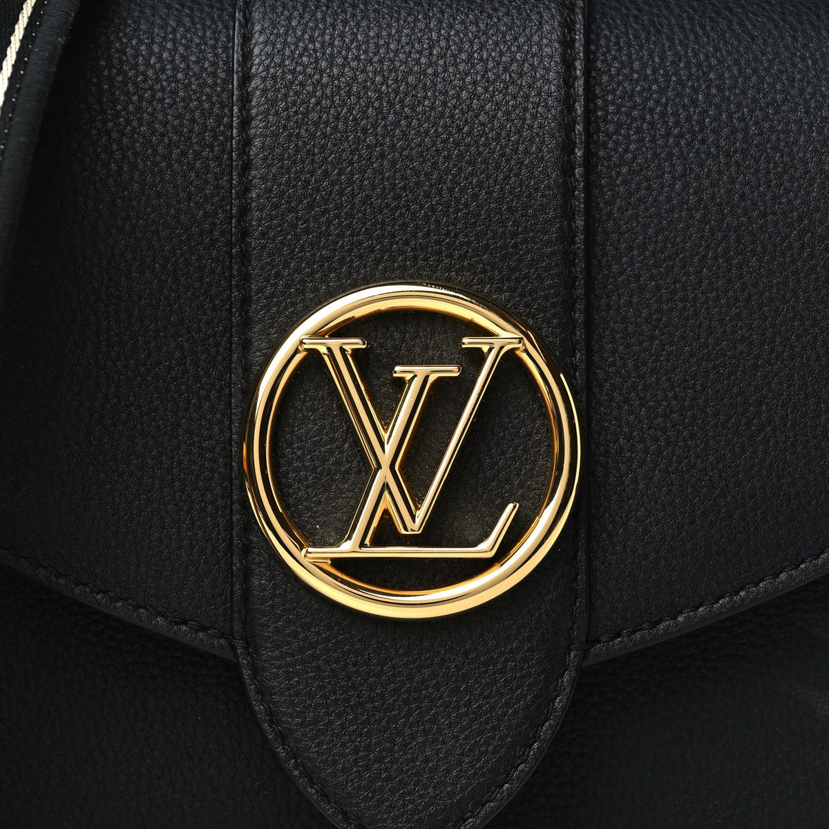 Louis Vuitton LV Pont 9 Soft MM Shoulder Bag - Black