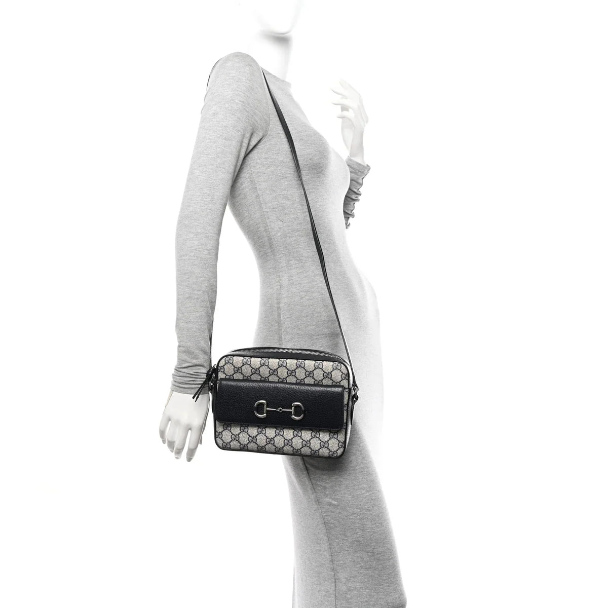 Gucci Signature Horsebit 1955 Shoulder Bag – Beige