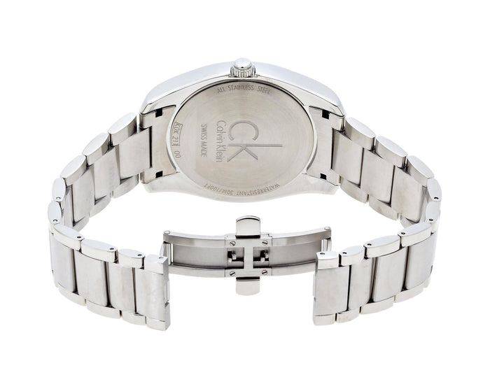 Calvin Klein City Grey Dial Silver Steel Strap Watch for Women - K2G23144