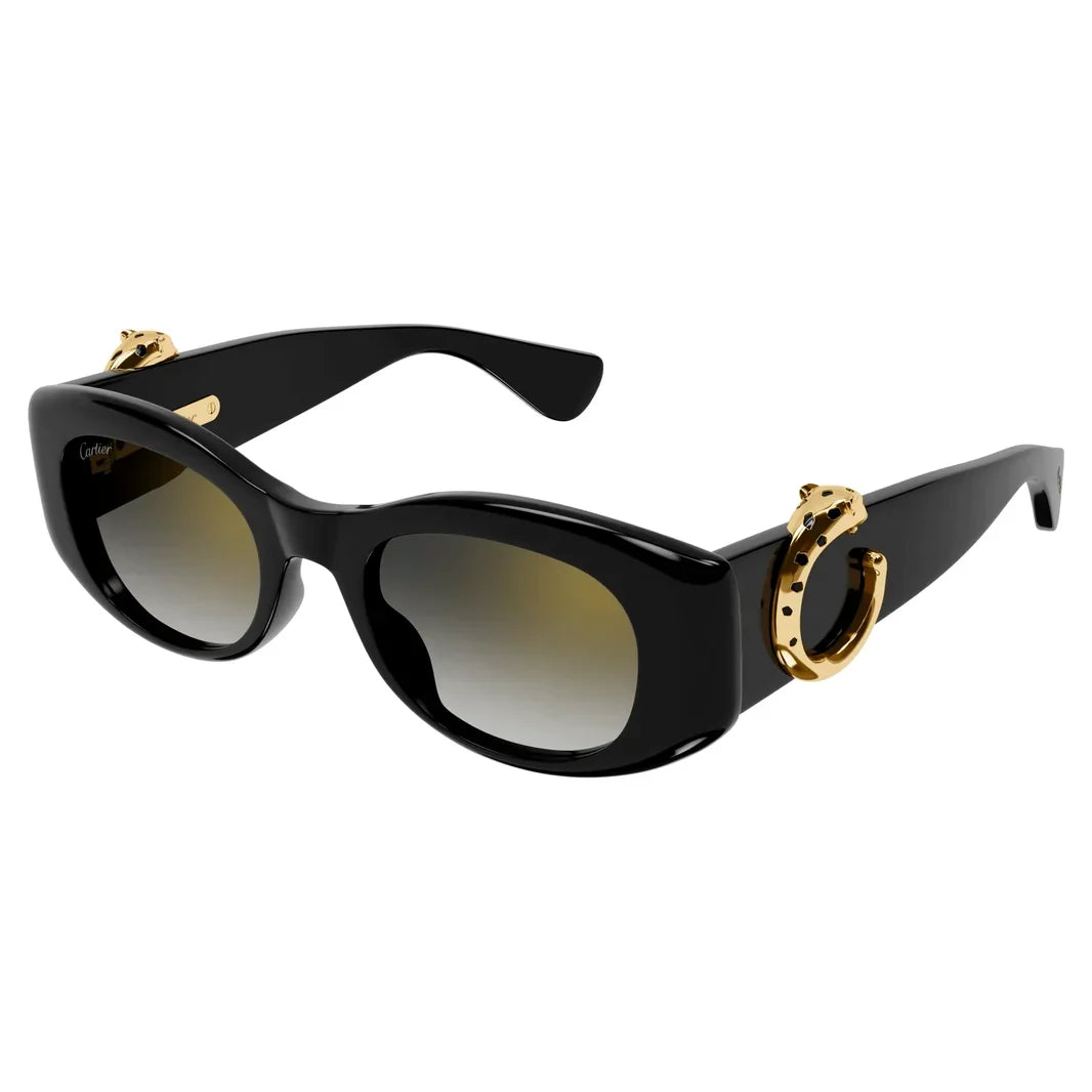 Cartier Panthère de C Women Black Sunglasses
