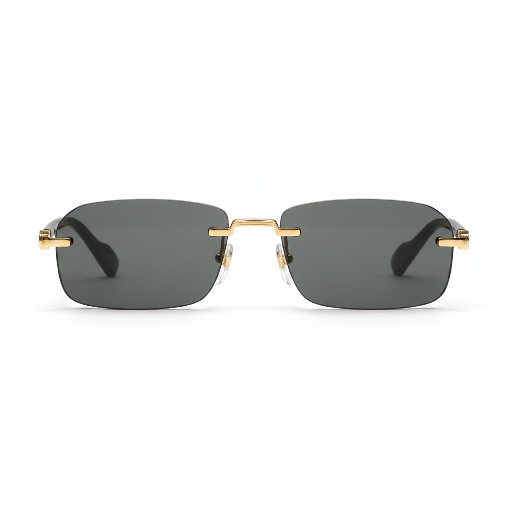 Gucci Men Rectangular Frame Sunglasses
