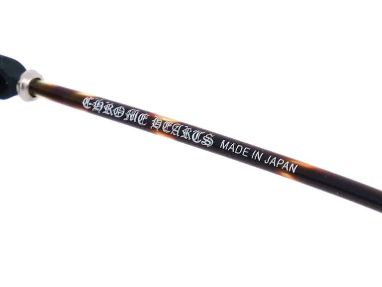 Chrome Hearts Diamond Dog 2154 Unisex Tortoiseshell & Black Diamond Sunglasses