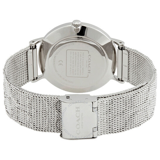 Coach Perry Silver Dial Silver Mesh Bracelet Watch for Women - 14503341