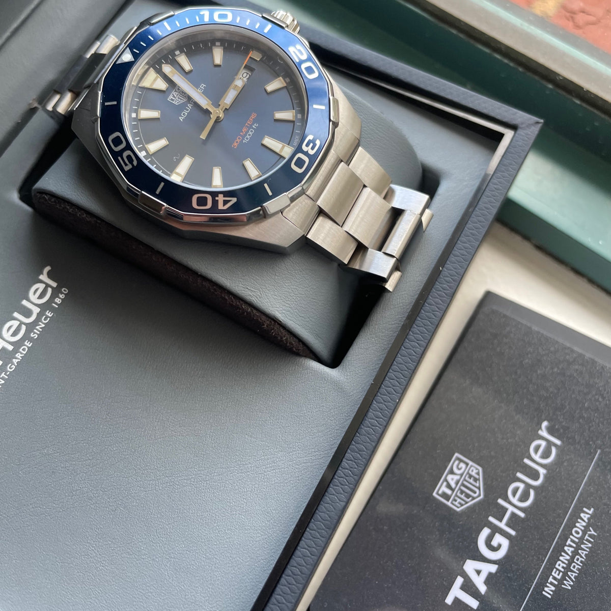 Tag Heuer Aquaracer Blue Dial Watch for Men - WAY101C.BA0746