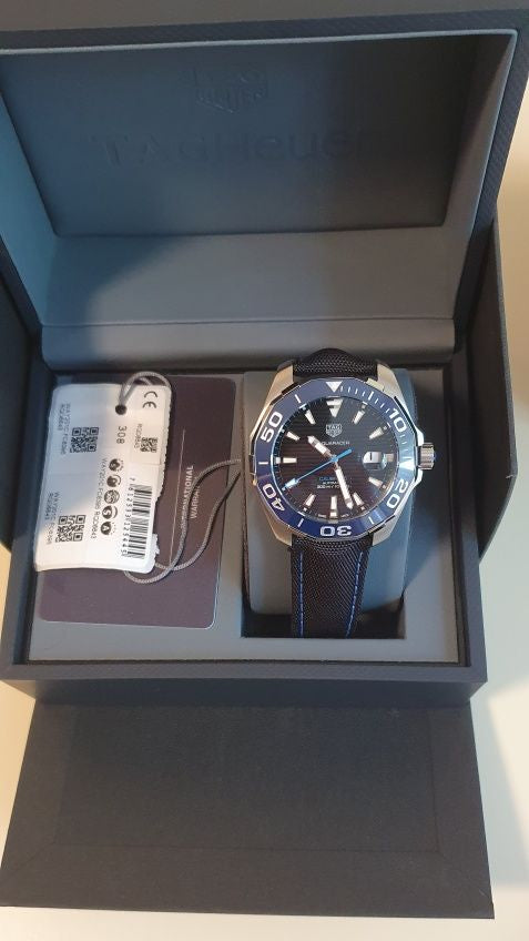 Tag Heuer Aquaracer Black Dial Watch for Men - WAY201C.FC6395