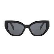 Prada Women Cat-Eye Frame Lava Black Sunglasses