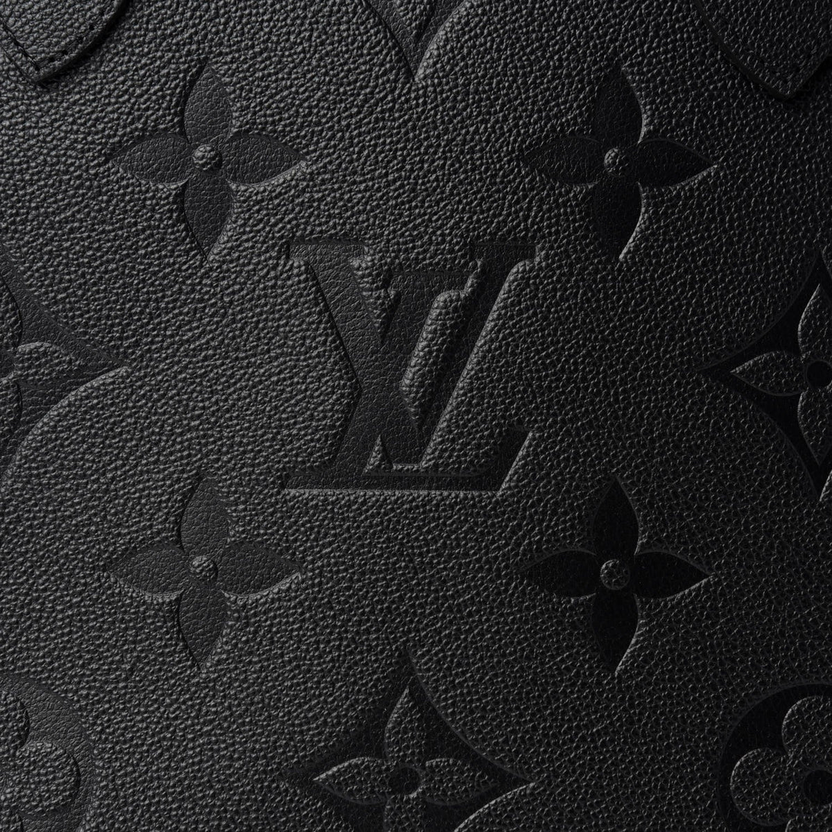 Louis Vuitton Empreinte Monogram Giant Neverfull MM Tote Bag - Black