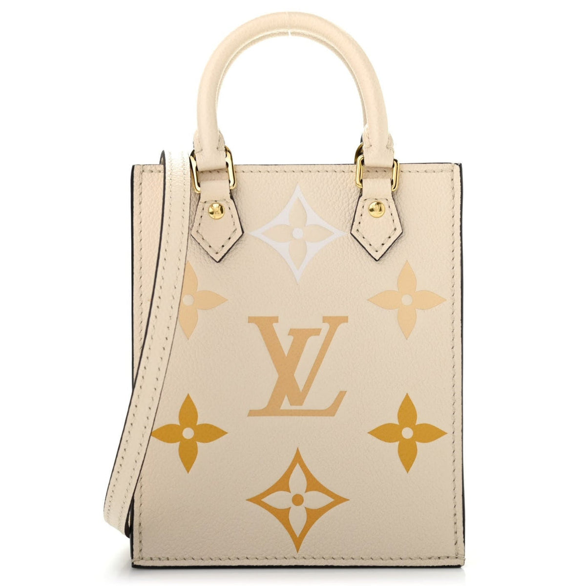 Louis Vuitton Petit Sac Plat Shoulder Bag - White