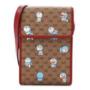 Gucci X Doraemon GG Supreme Crossbody Bag – Brown