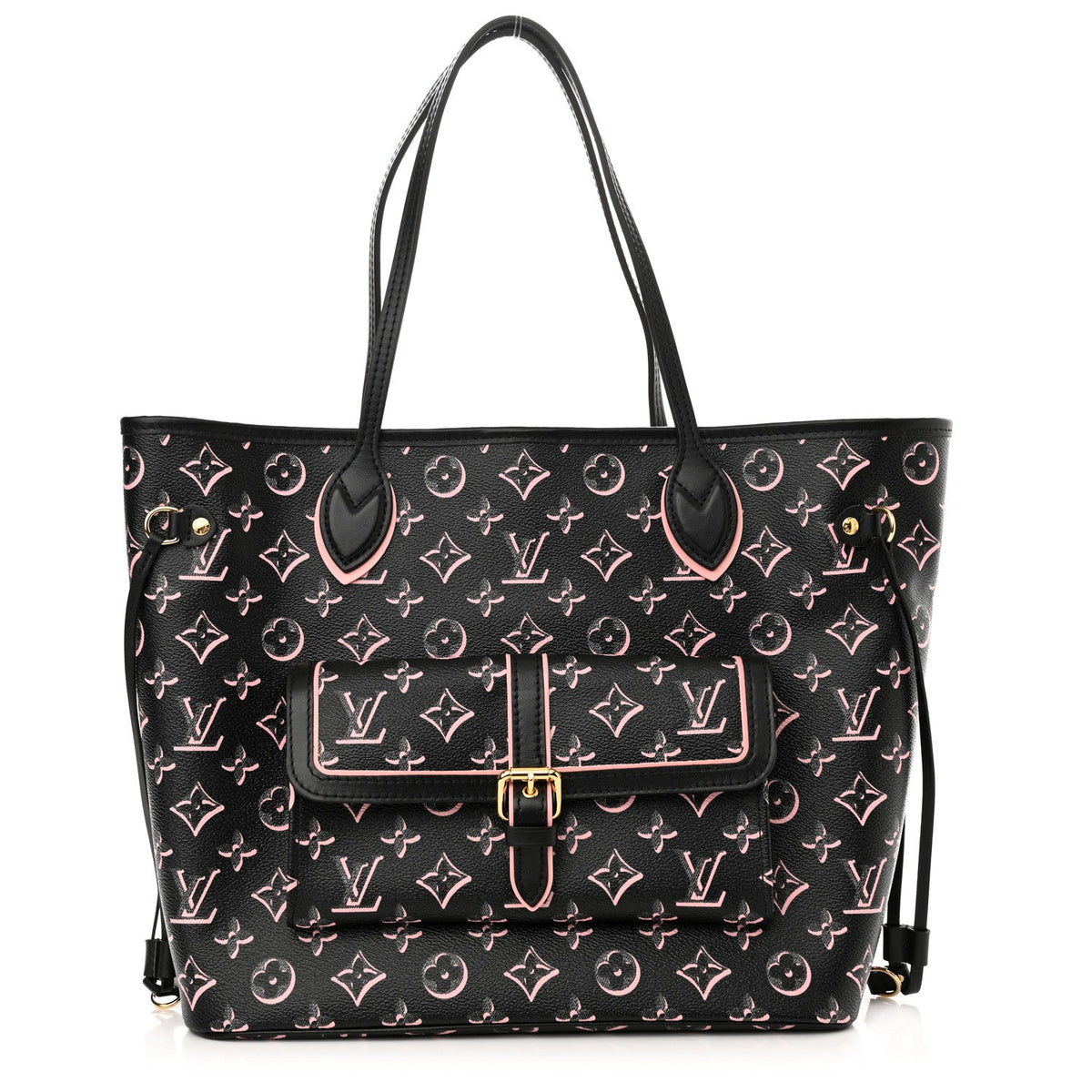 Louis Vuitton Monogram Fall For You Neverfull MM - Black