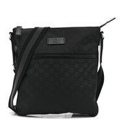 Gucci Guccissima Signature Messenger Bag – Black