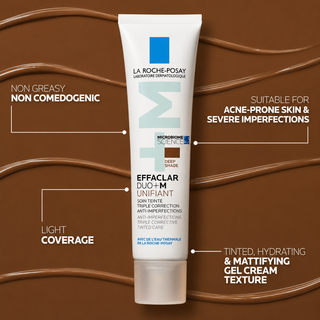 La Roche Posay Effacler Duo M+ Unifying Anti-Imperfections Tinted Care - Deep