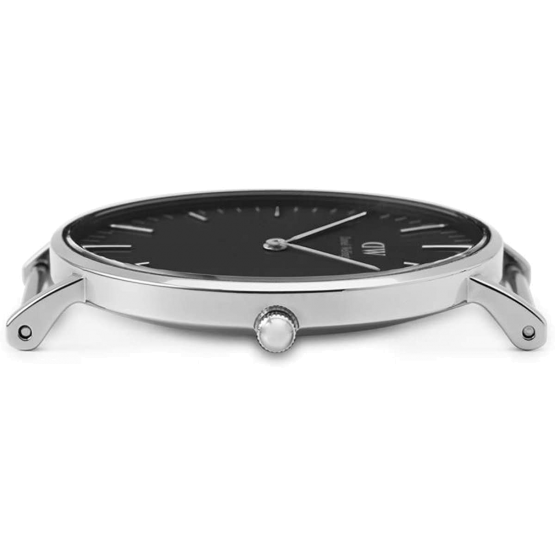 Daniel Wellington Classic Sheffield Black Dial Black Leather Strap Watch For Men - DW00100133