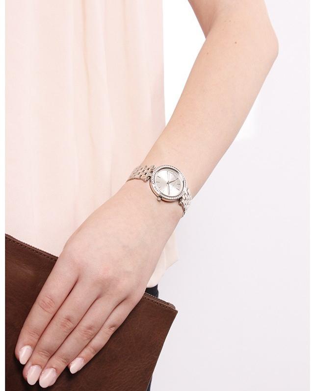 Michael Kors Darci Silver Dial Silver Stainless Steel Strap Watch for Women - MK3364