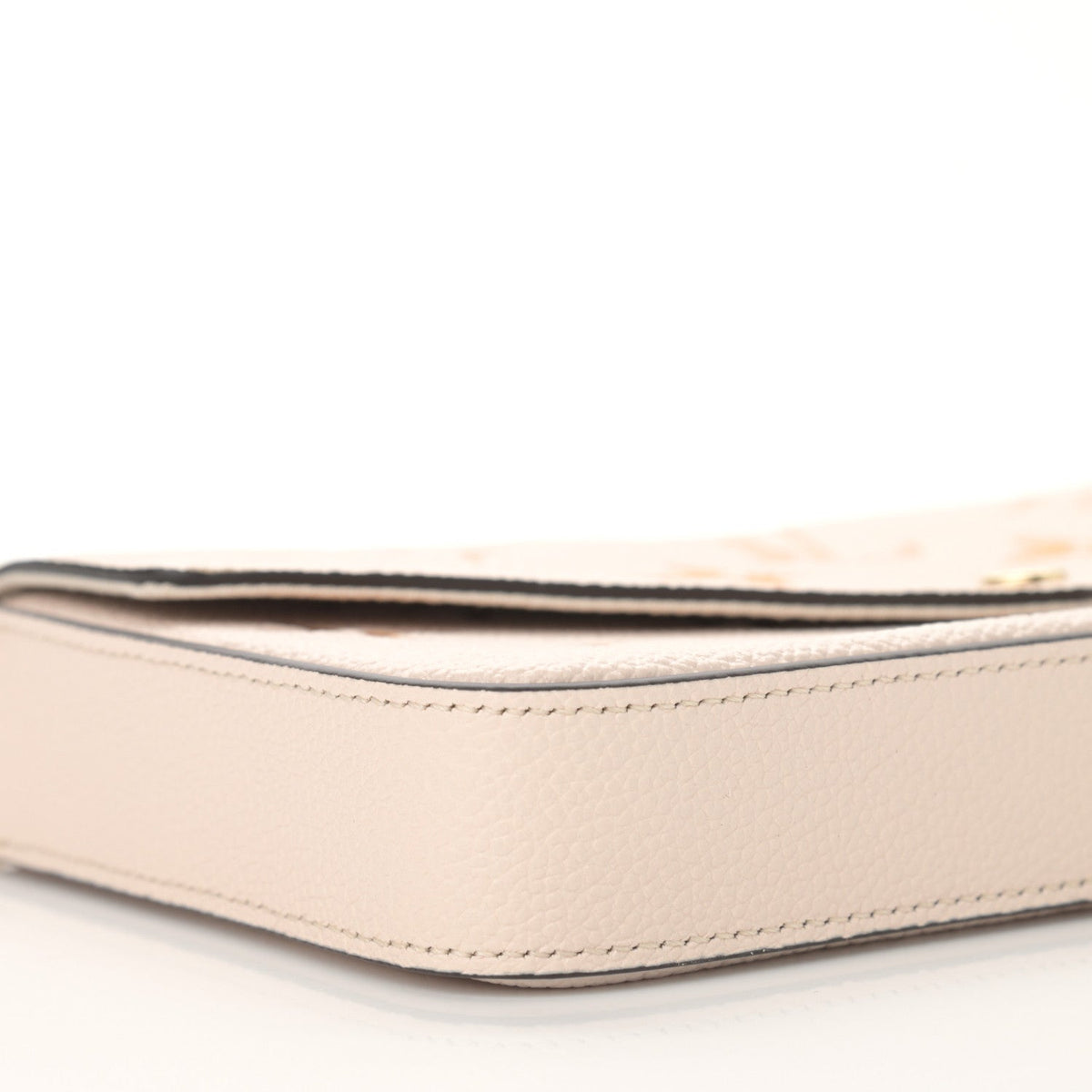 Louis Vuitton Félicie Pochette Chain Wallet - Cream Saffron
