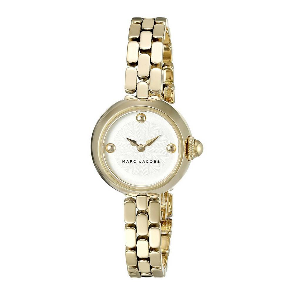 Marc Jacobs Courtney White Dial Gold Steel Strap Watch for Women - MJ3457