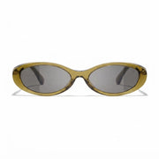  Chanel Women Oval Olive Sunglasses CH5565