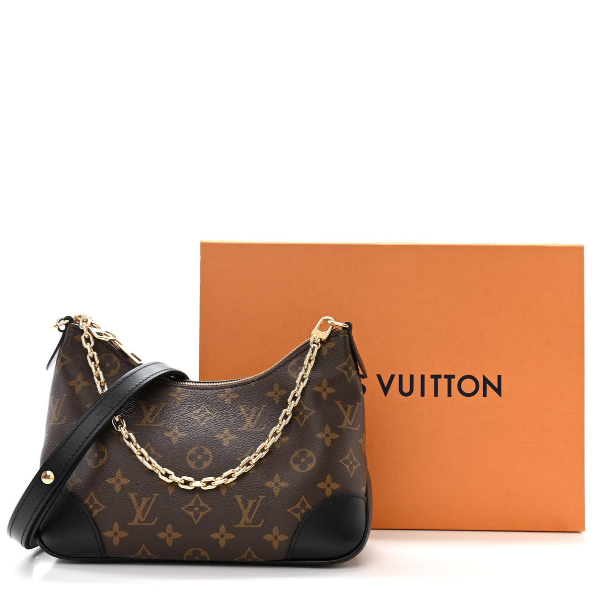 Louis Vuitton Boulogne NM Shoulder Bag - Black