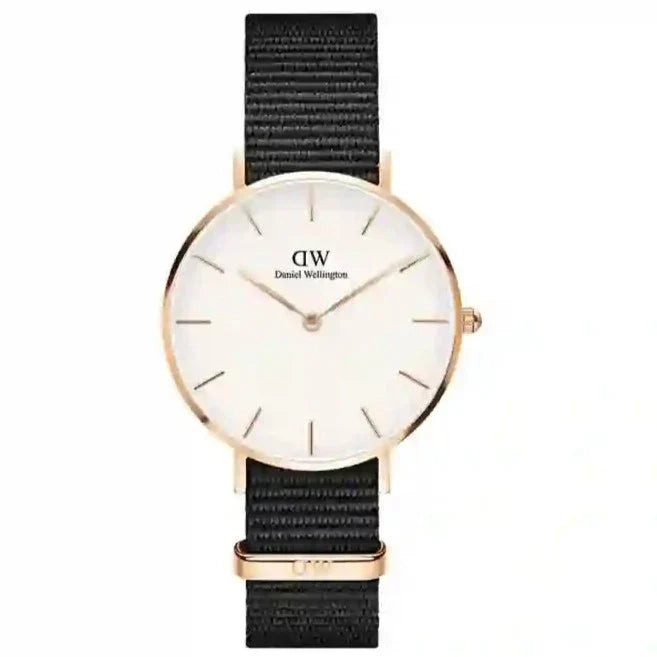  Shop Authentic Daniel Wellington Classic Petite Cornwall White Dial Green NATO Strap Watch For Women - DW00100253 - Luxxuri