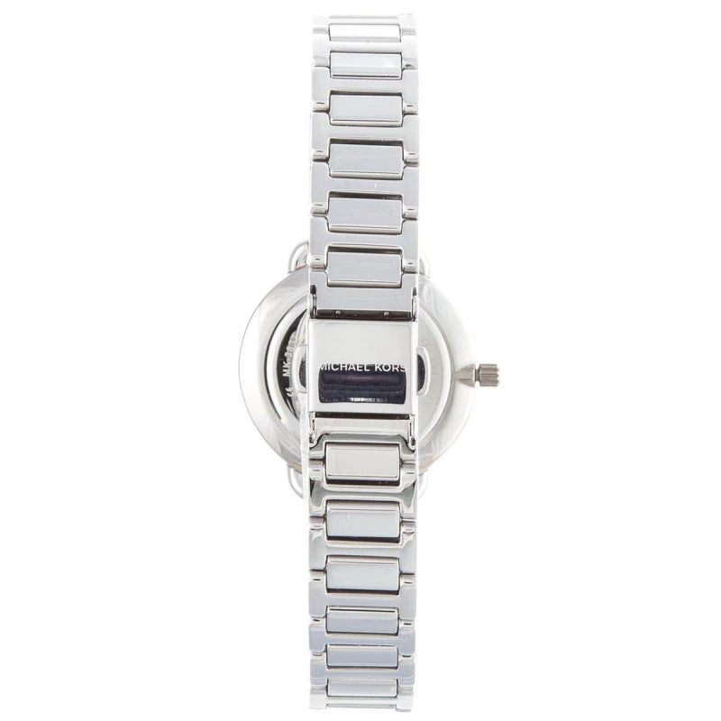 Michael Kors Portia Quartz Silver Dial Silver Steel Strap Watch For Women - MK3837