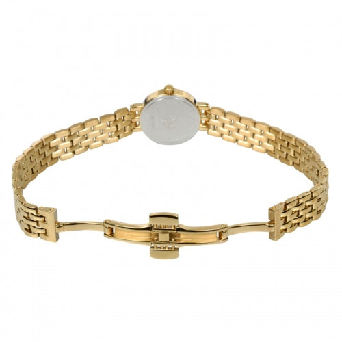 Tissot T-Lady Lovely Mother of Pearl Dial Gold Steel Strap Watch For Women - T058.009.63.116.00