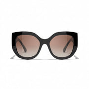 Chanel Women Butterfly Black Sunglasses