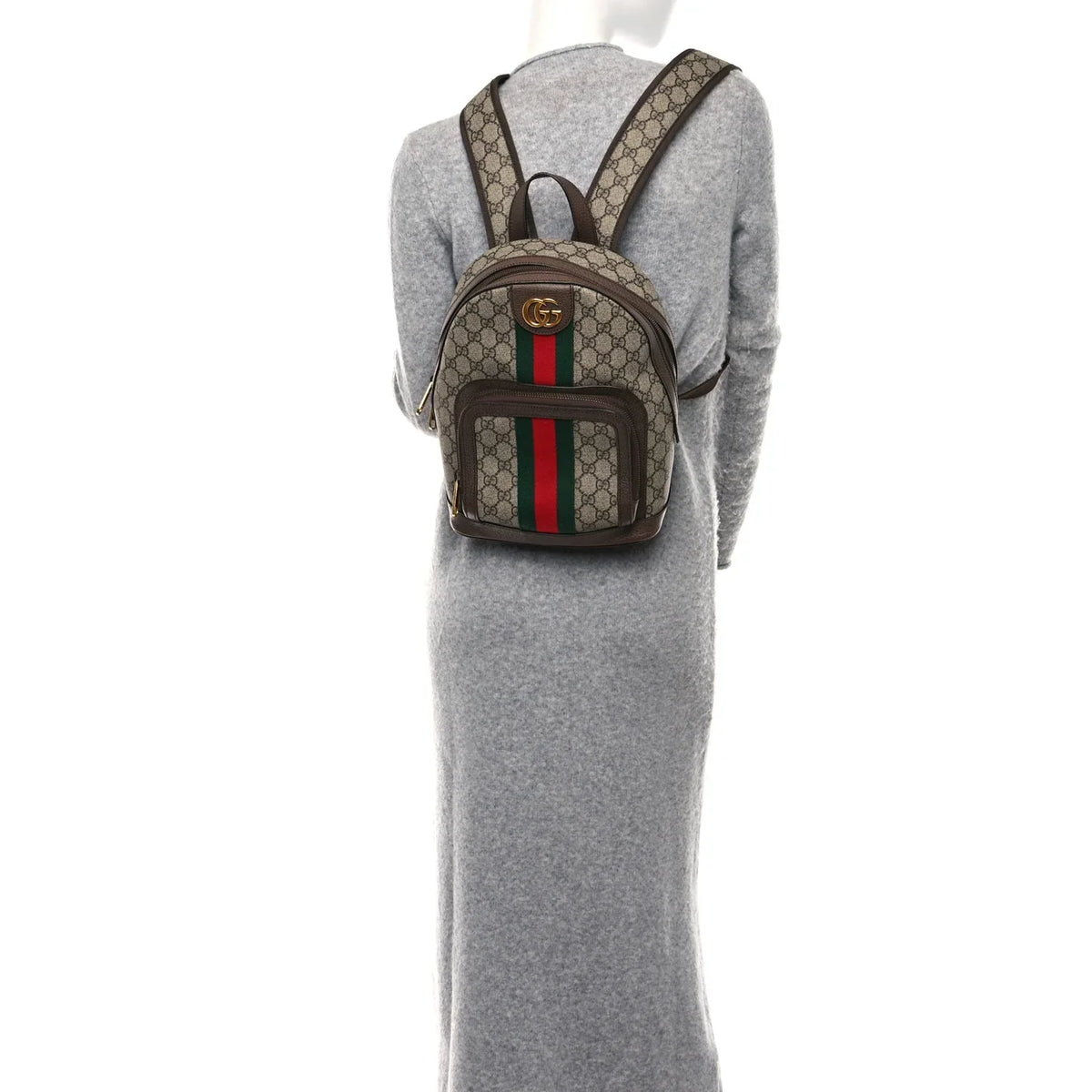 Gucci Ophidia Medium Backpack - Beige