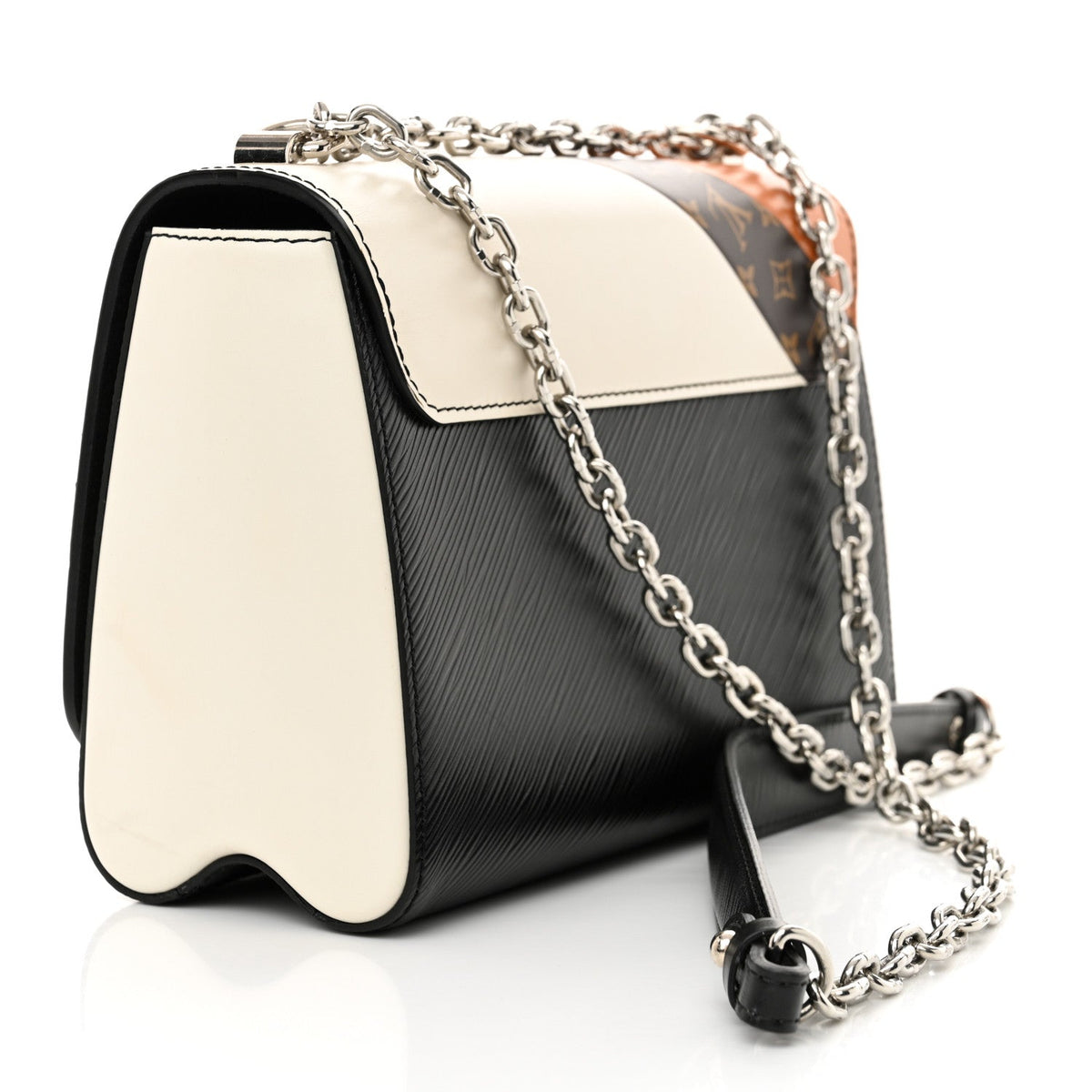 Louis Vuitton Twist MM Shoulder Bag - Monogram Black