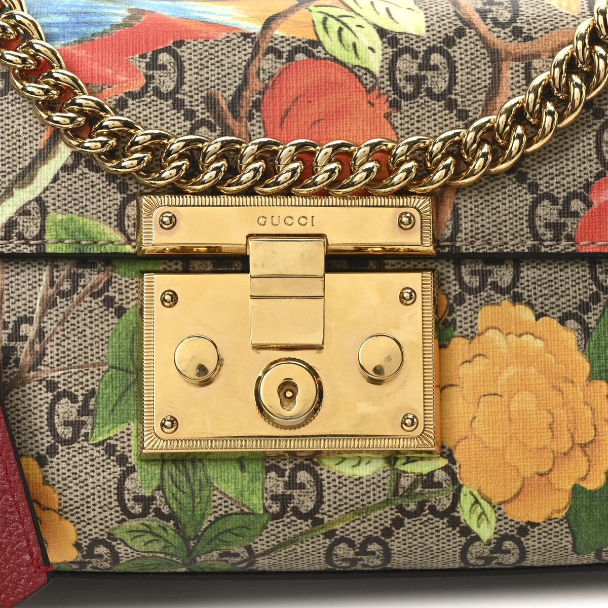 Gucci Padlock Tian Shoulder Bag – Multicolor