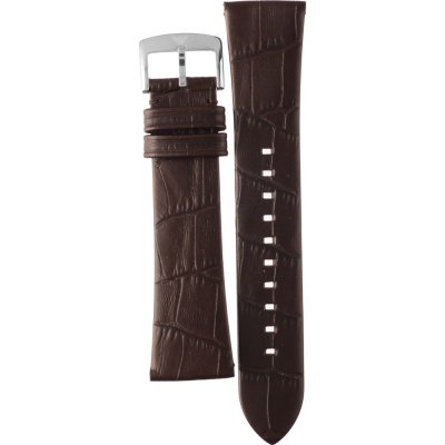 Emporio Armani Valente Chronograph Brown Dial Brown Leather Strap Watch For Men - AR1785