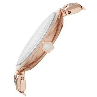 Emporio Armani Arianna Analog Mother of Pearl Dial Rose Gold Steel Strap Watch For Women - AR11196